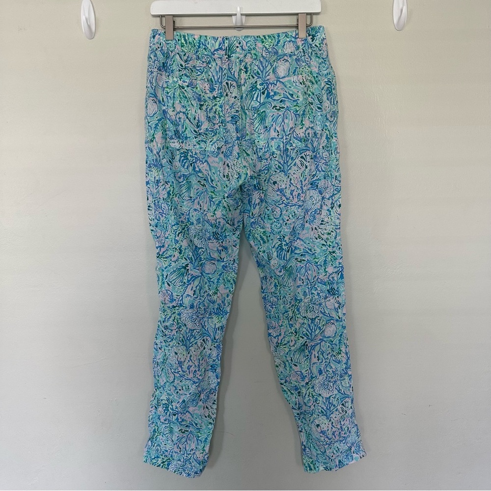 Lilly Pulitzer Taron Linen Pants Size‎ Small - Picture 4 of 10